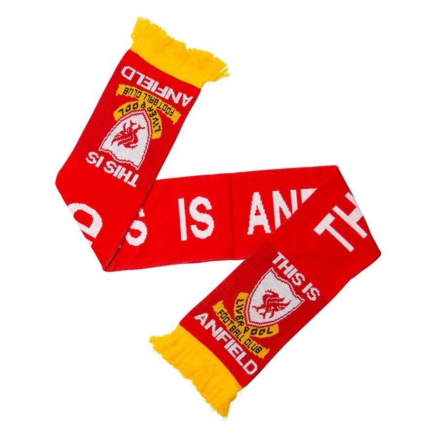 Liverpool Scarf This Is Anfield - Red/White/Yellow - Men's-SoccerKits Hub | Buy Soccer Jerseys Online